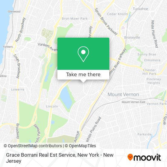 Grace Borrani Real Est Service map