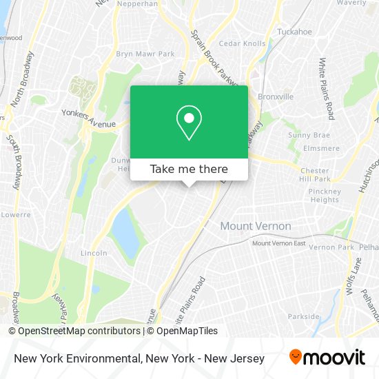 New York Environmental map