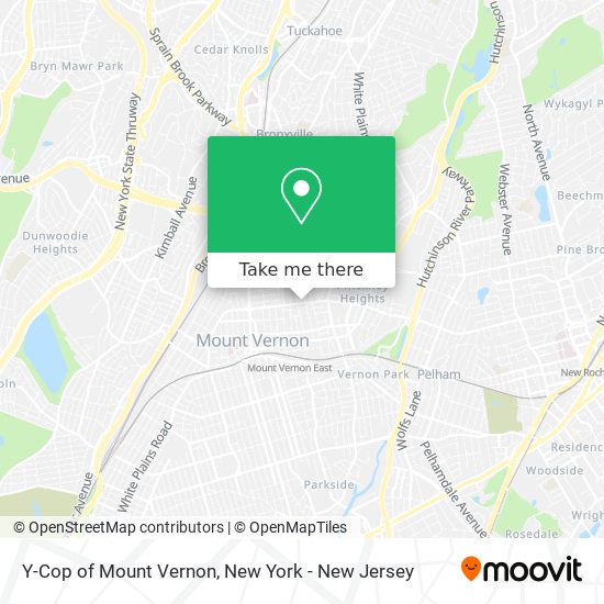 Mapa de Y-Cop of Mount Vernon