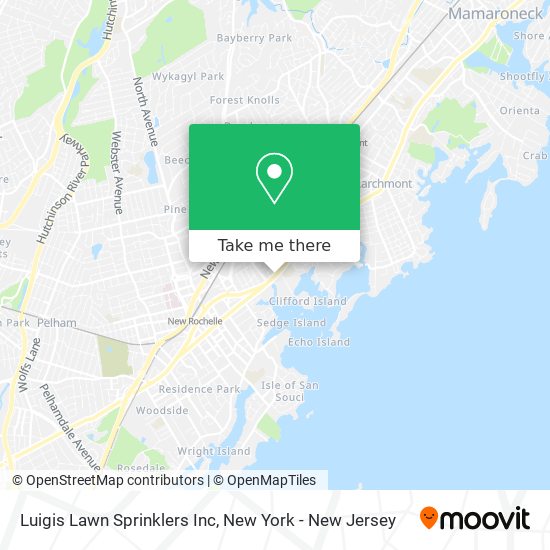 Luigis Lawn Sprinklers Inc map