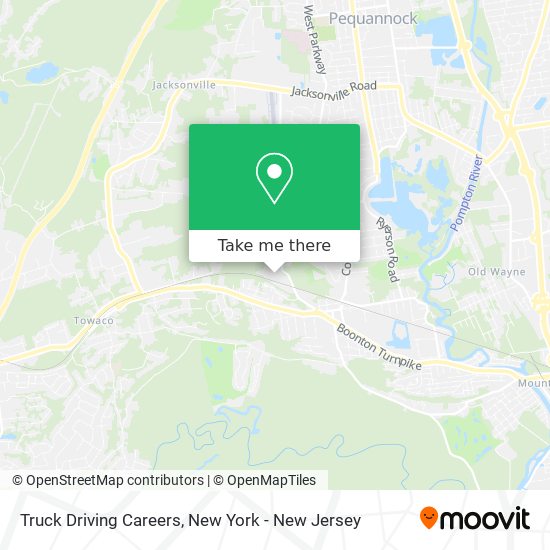 Truck Driving Careers map