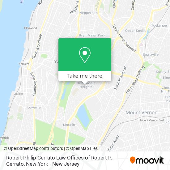 Mapa de Robert Philip Cerrato Law Offices of Robert P. Cerrato