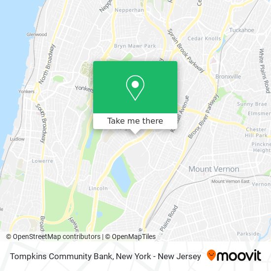 Mapa de Tompkins Community Bank