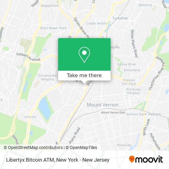 Mapa de Libertyx Bitcoin ATM