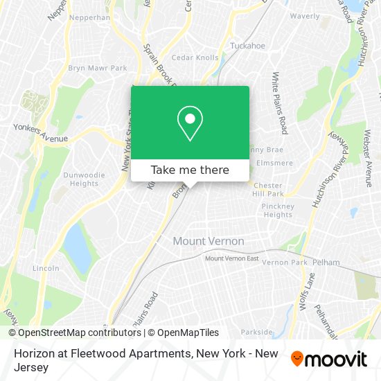 Horizon at Fleetwood Apartments map