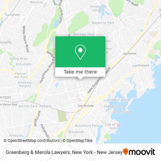 Greenberg & Merola Lawyers map