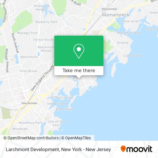 Larchmont Development map