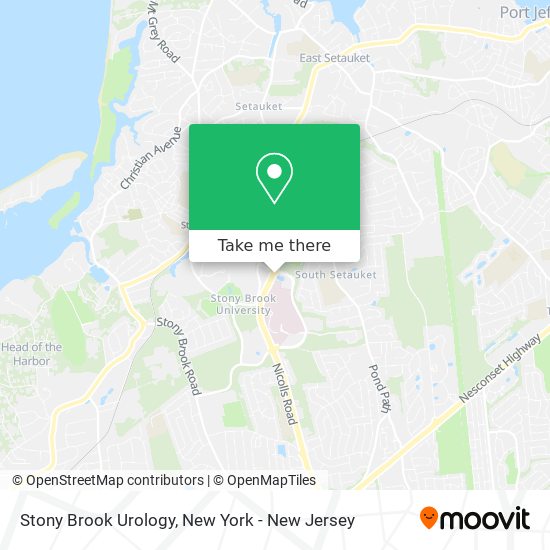 Stony Brook Urology map