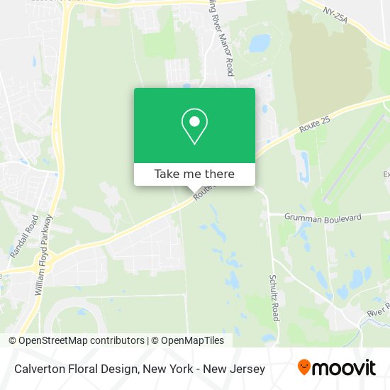 Calverton Floral Design map