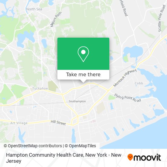 Hampton Community Health Care map
