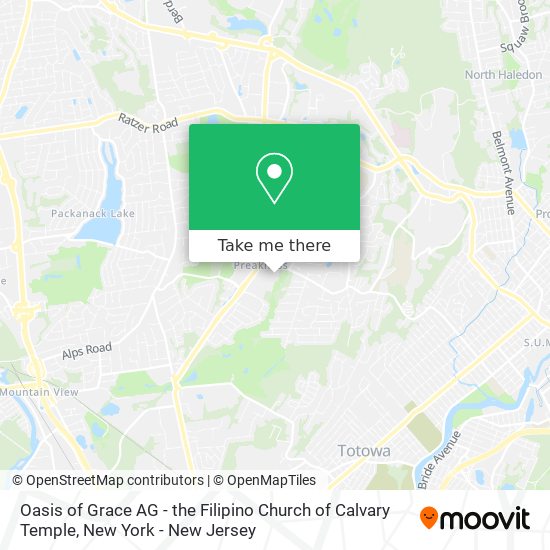 Oasis of Grace AG - the Filipino Church of Calvary Temple map