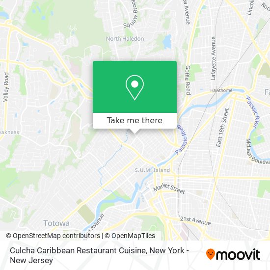 Mapa de Culcha Caribbean Restaurant Cuisine