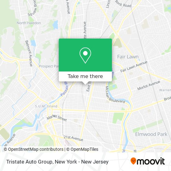 Tristate Auto Group map