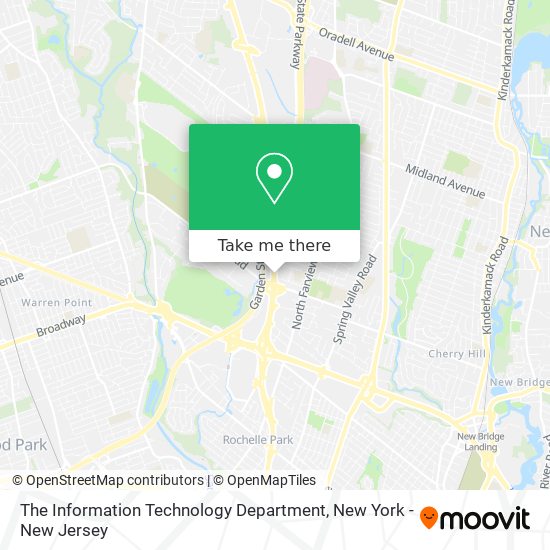 The Information Technology Department map