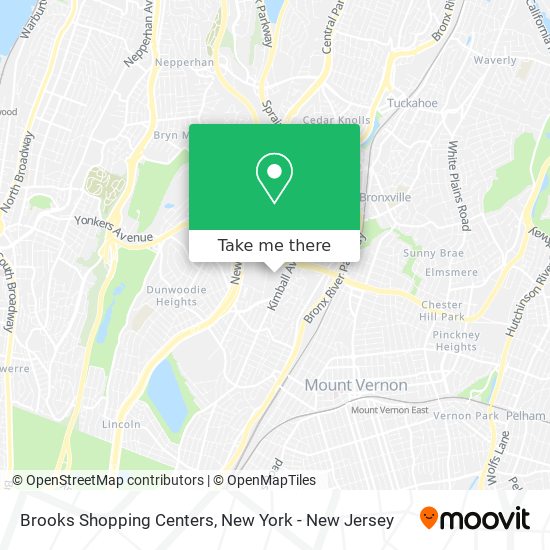 Brooks Shopping Centers map