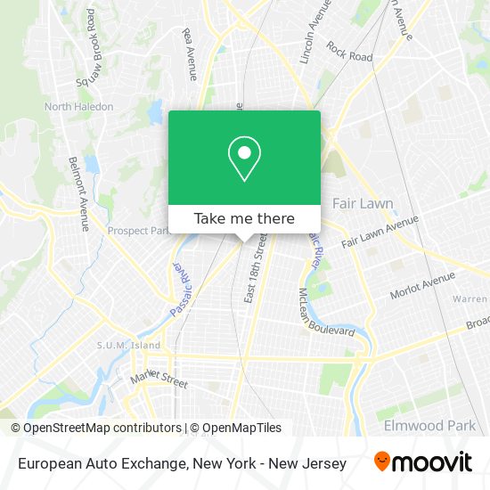 Mapa de European Auto Exchange