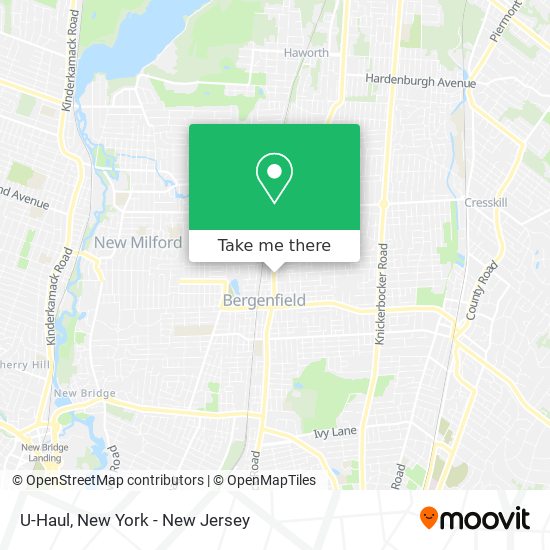 U-Haul map