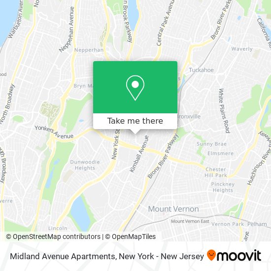 Mapa de Midland Avenue Apartments