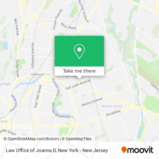 Law Office of Joanna D map