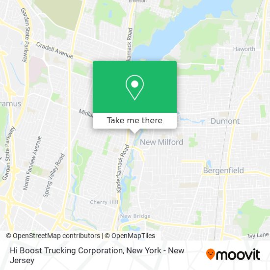 Mapa de Hi Boost Trucking Corporation