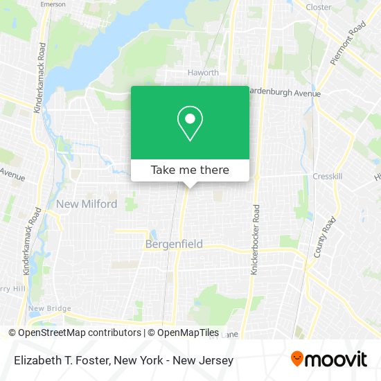 Elizabeth T. Foster map