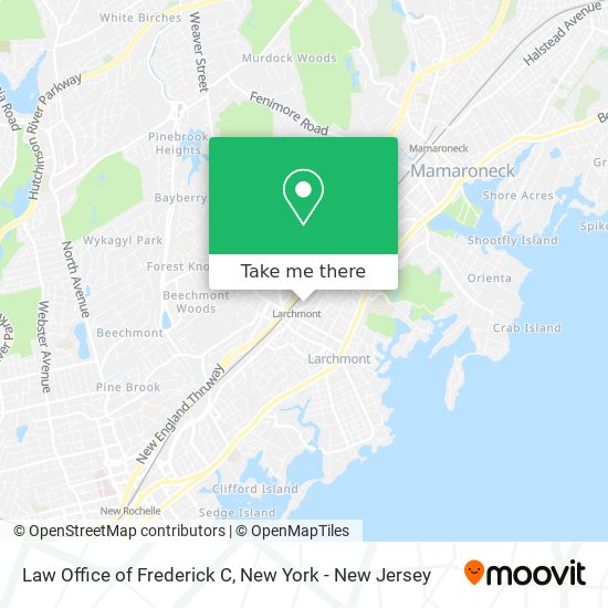 Law Office of Frederick C map