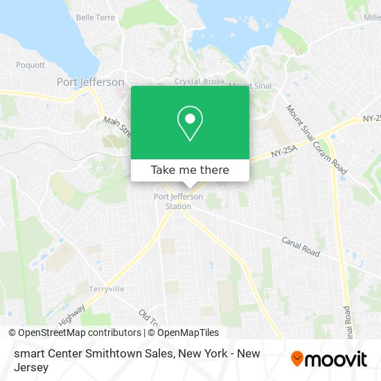 smart Center Smithtown Sales map