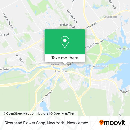 Mapa de Riverhead Flower Shop