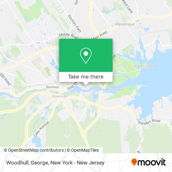 Mapa de Woodhull, George