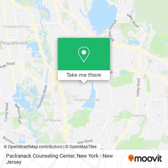 Mapa de Packanack Counseling Center