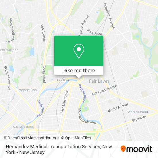 Mapa de Hernandez Medical Transportation Services