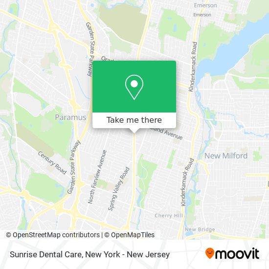 Sunrise Dental Care map