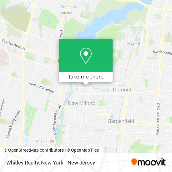 Whitley Realty map