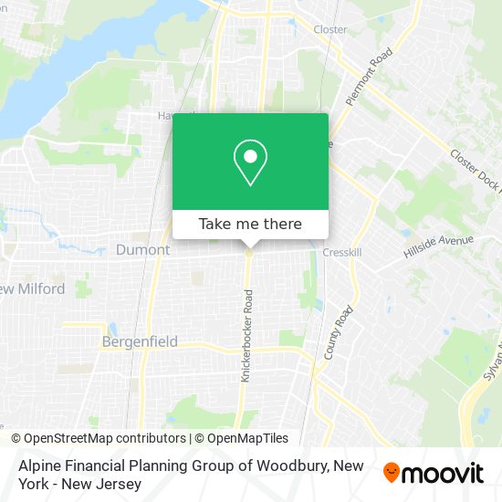 Mapa de Alpine Financial Planning Group of Woodbury