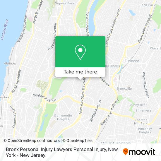 Mapa de Bronx Personal Injury Lawyers Personal Injury