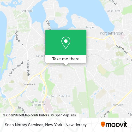 Snap Notary Services map