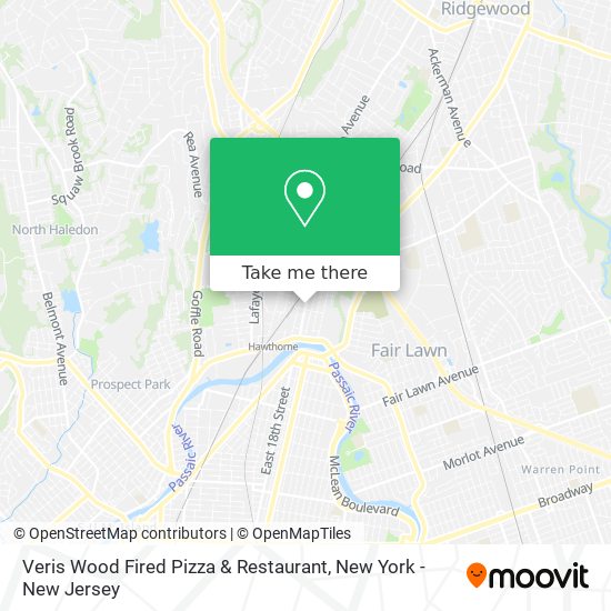 Veris Wood Fired Pizza & Restaurant map