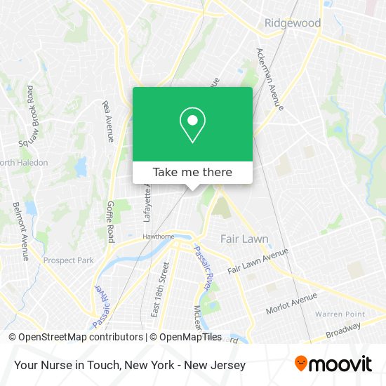 Your Nurse in Touch map