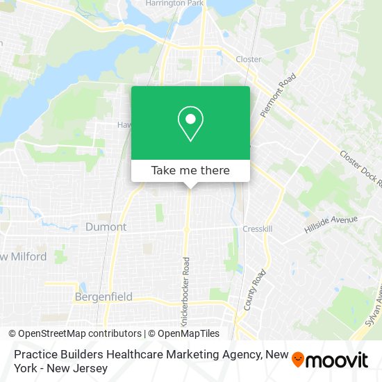 Practice Builders Healthcare Marketing Agency map