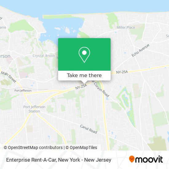 Enterprise Rent-A-Car map