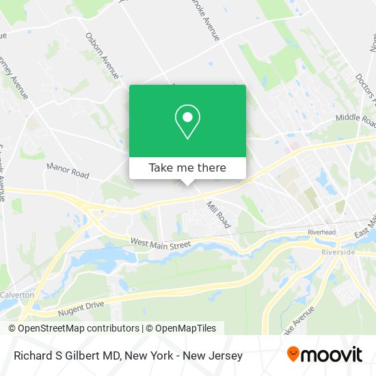 Richard S Gilbert MD map