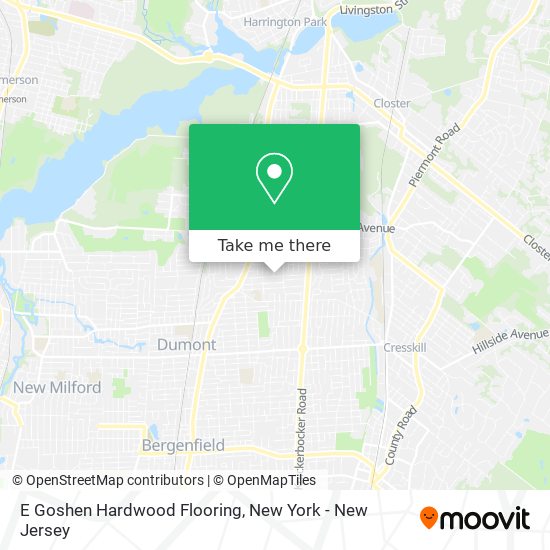 E Goshen Hardwood Flooring map