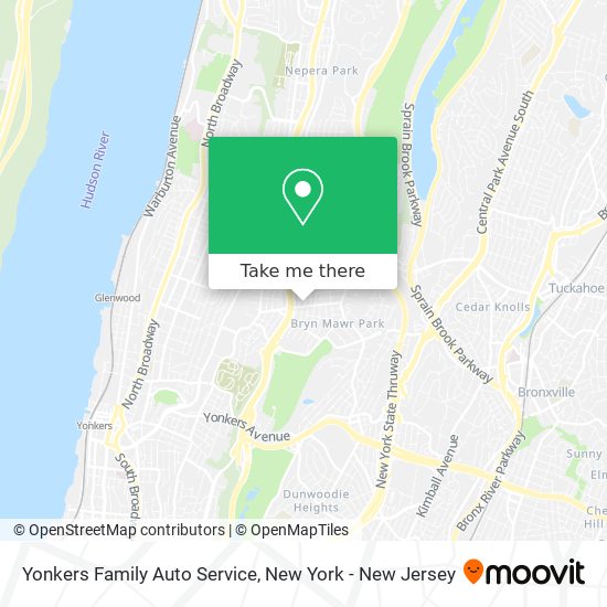 Mapa de Yonkers Family Auto Service