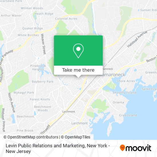 Mapa de Levin Public Relations and Marketing