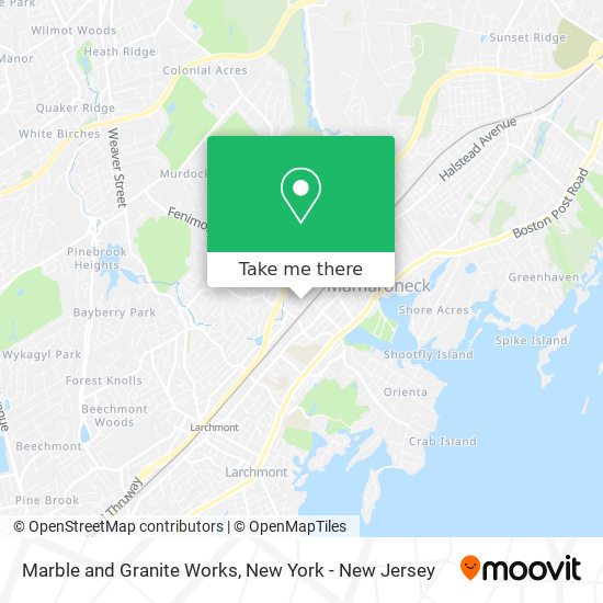 Marble and Granite Works map