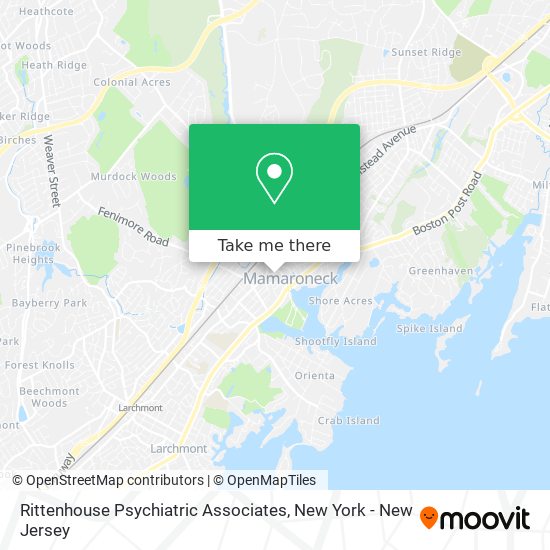Rittenhouse Psychiatric Associates map