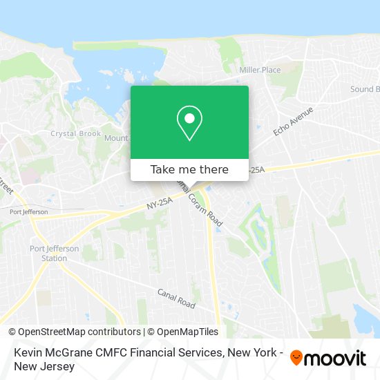 Kevin McGrane CMFC Financial Services map