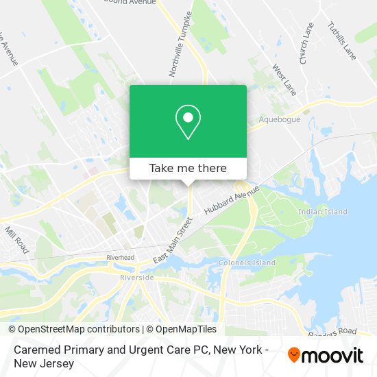 Caremed Primary and Urgent Care PC map