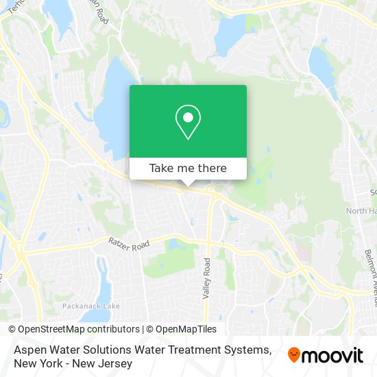 Mapa de Aspen Water Solutions Water Treatment Systems