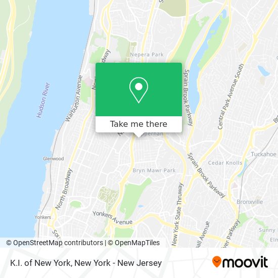 K.I. of New York map